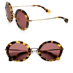 Miu Miu tortoise Havanna sunglasses